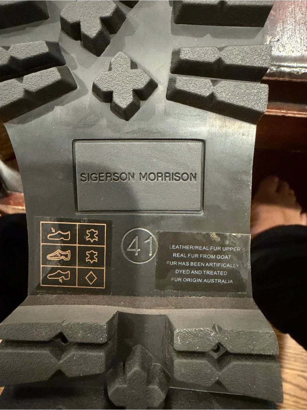 Sigerson Morrison chunky lug